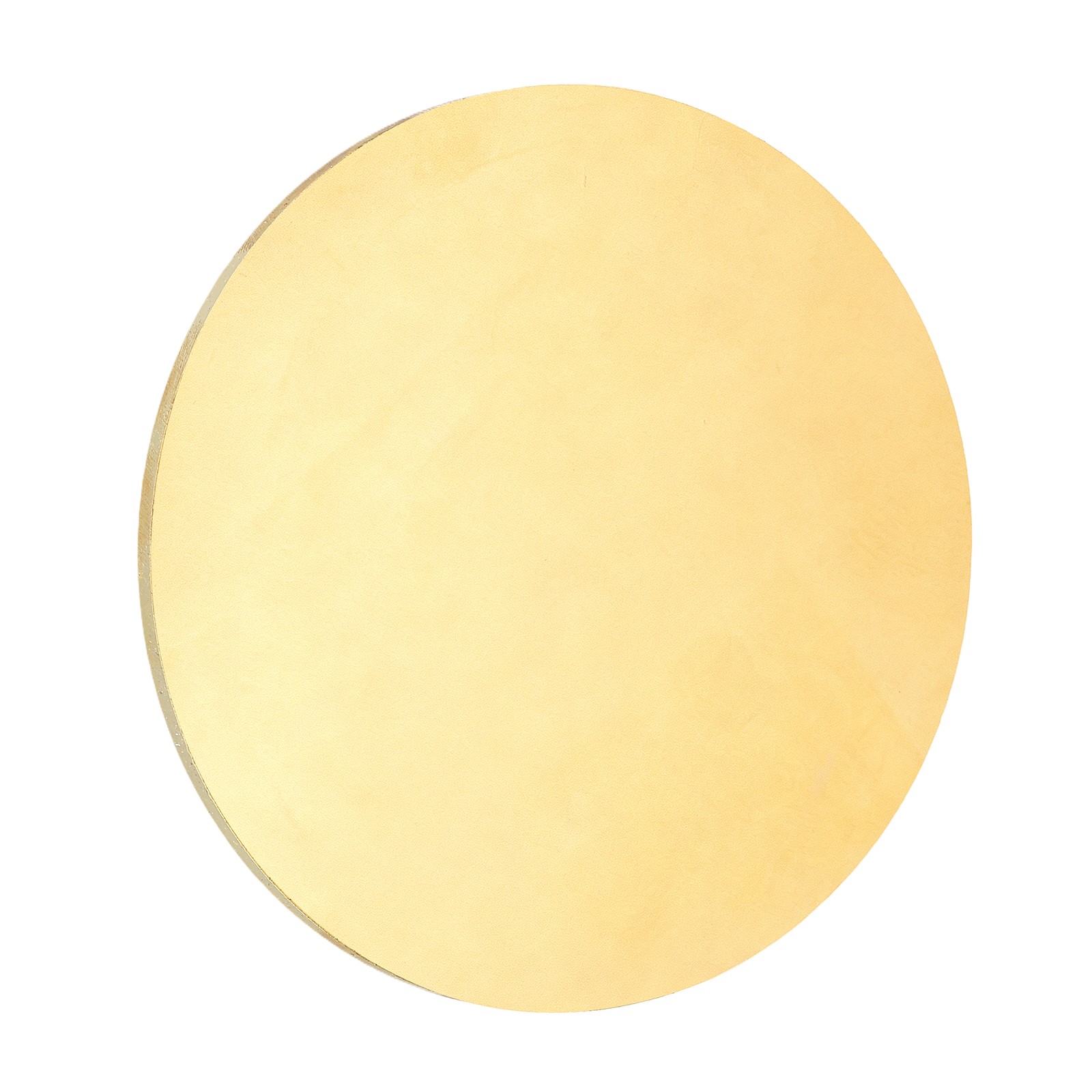 Brass Round Plate, 0.12″(3mm) Thick 4″(102mm) Dia H65 Brass Round Sheet