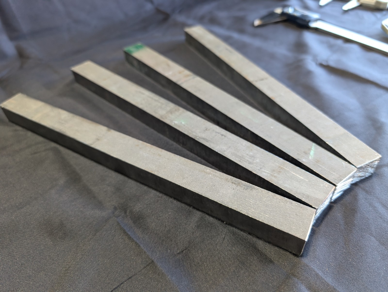 .750x.960″ Titanium Flat Stock 12″ Long, 4 bars total, Ti6AL4V ELI Grade 23