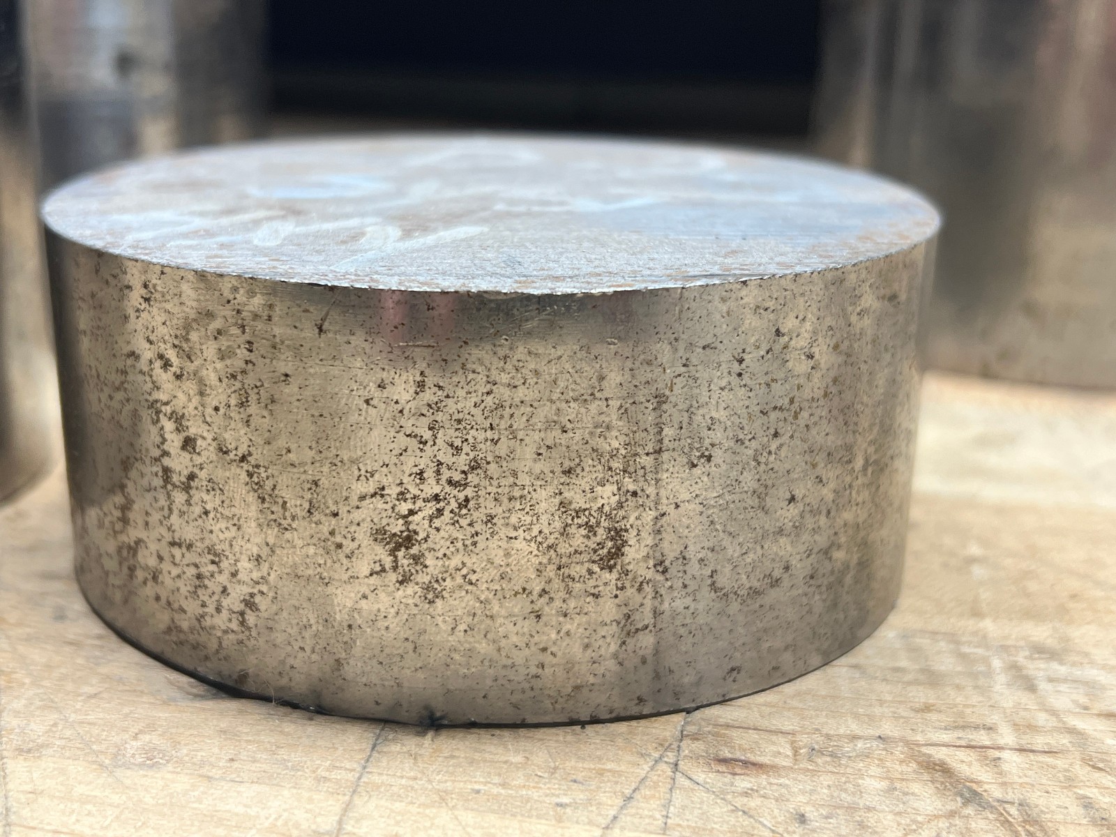 D2 Tool steel Round bar cut off lot 3.5″ 3.75″ 4″ – 42.9 lbs air hardening