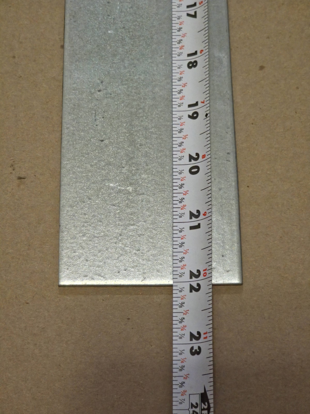 11 Gauge 1/8″ Galvanized Steel Sheet Plate 3″ x 22″ – 1/8″ Thick Metal Strip DIY