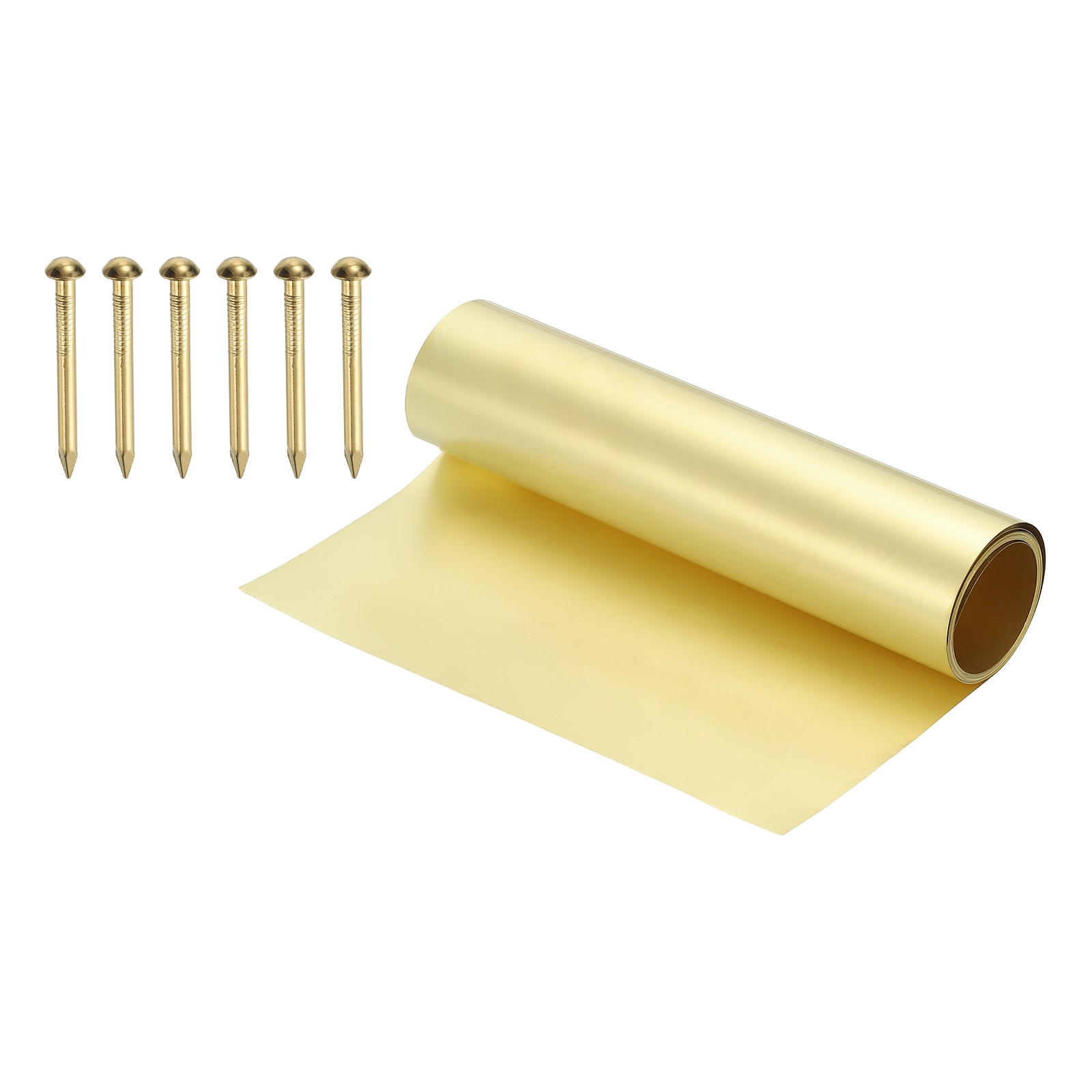 52 Gauge x 4.7″ x 78″ H62 Metal Film Brass Foil Plate, Brassy