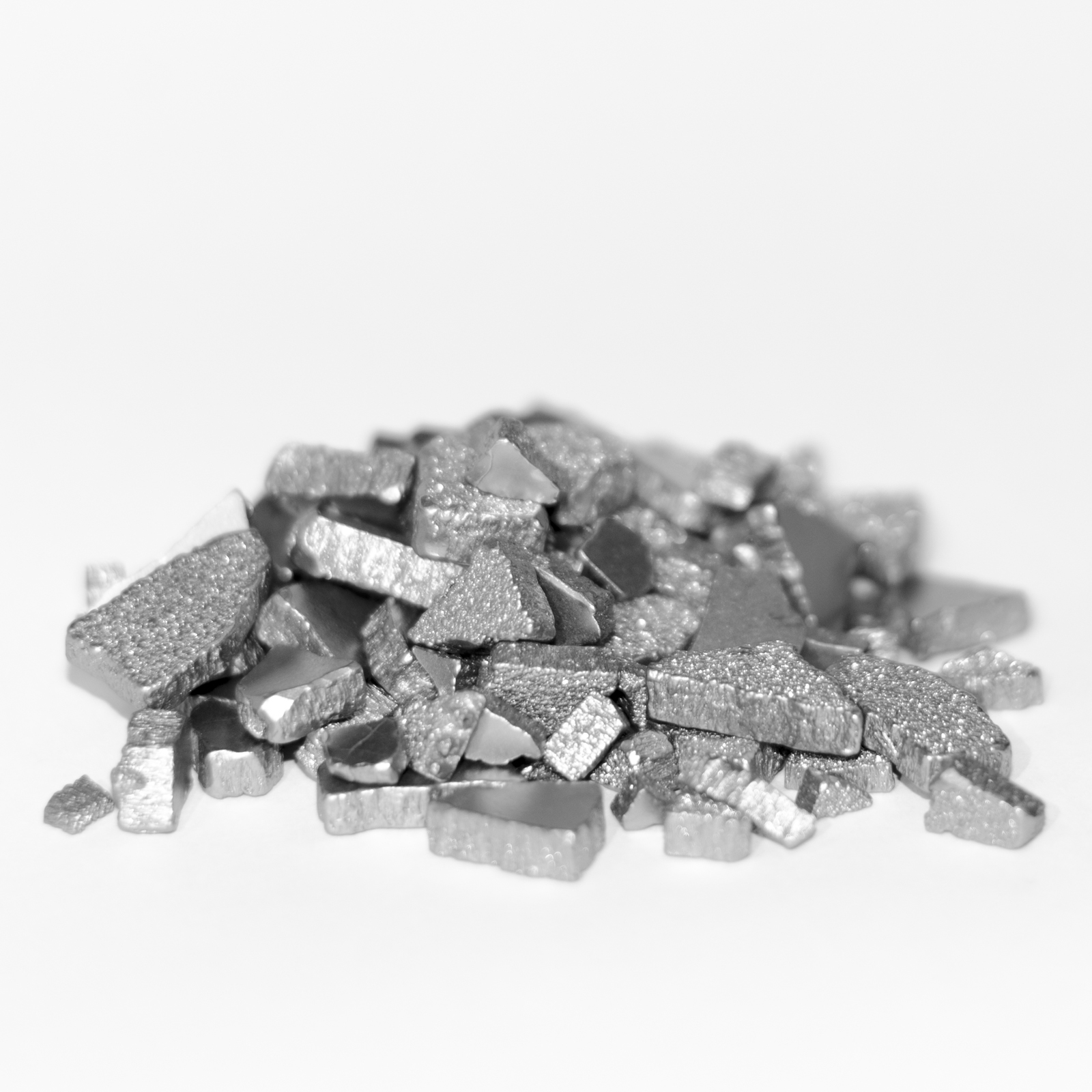 1kg Pure Iron Metal 99.98% Electrolytic Flake / Chips Element High Purity Sample