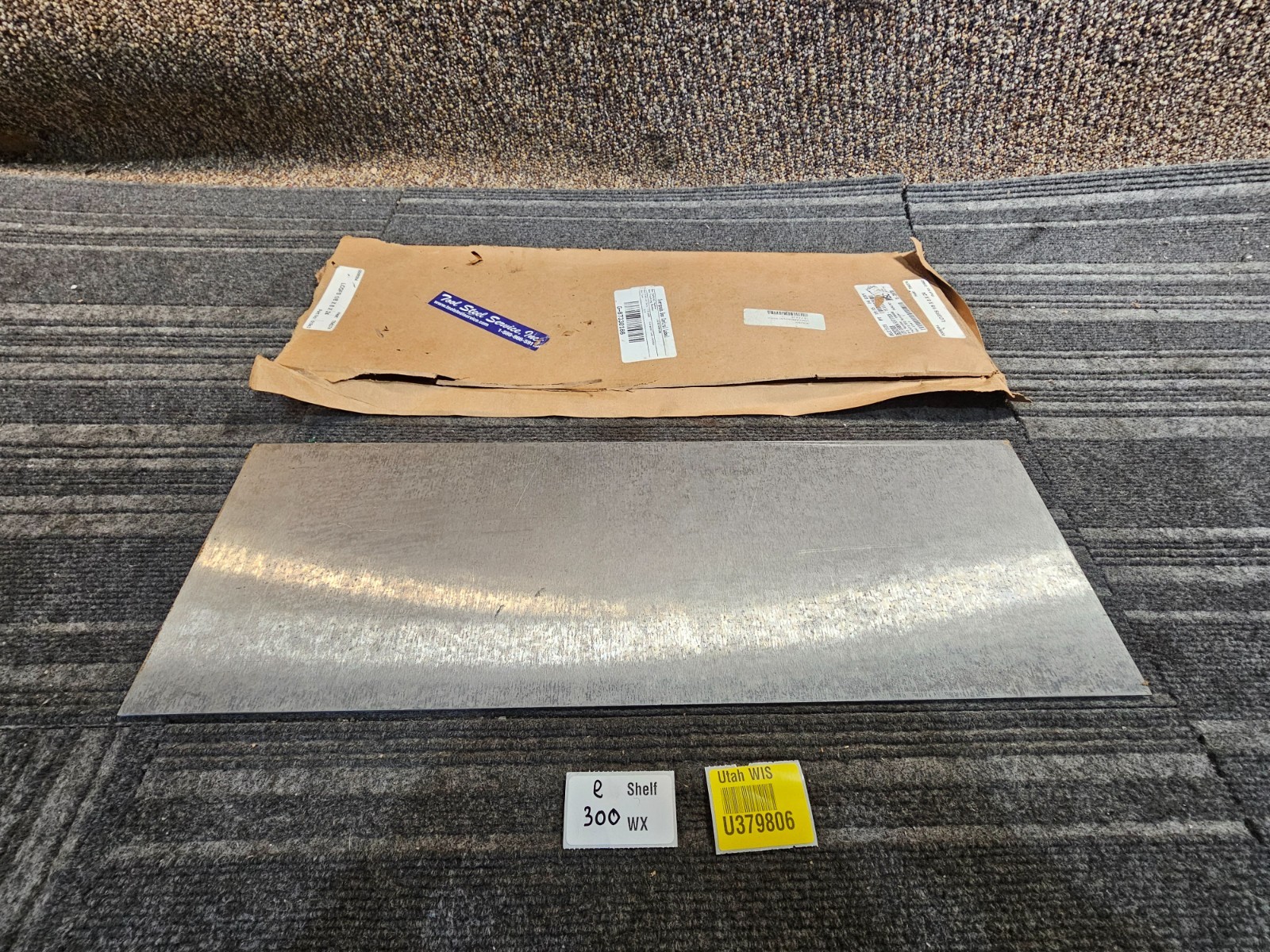 MSC 06202808 24 x 8 x 1/8 Inch, AISI Grade A36, Low Carbon Steel Flat Stock