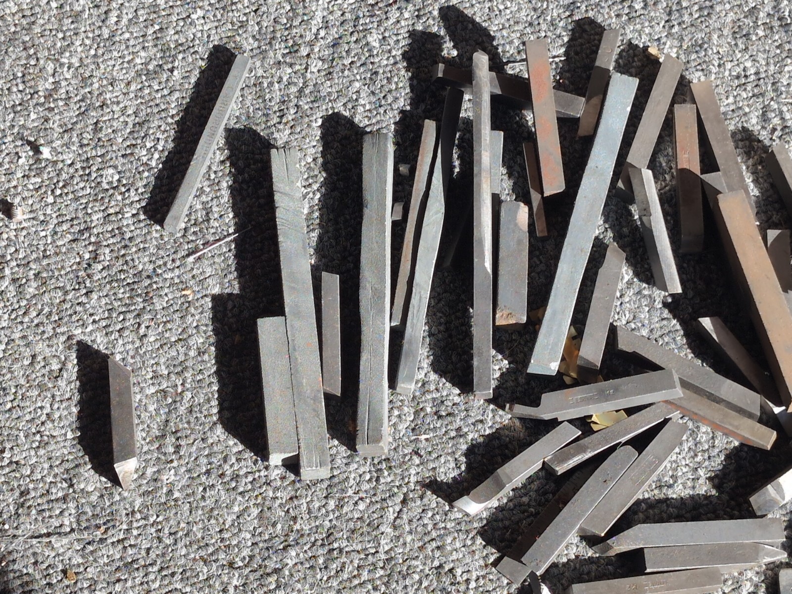 Loads Of Different Keystock Pieces Vtg Over 30 Years Old Lots Here 50+ Pieces