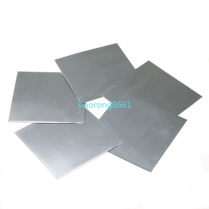 1PC High Purity 99.9% Pure Zinc Zn Sheet Plate 0.5mm x 200mm x 100mm