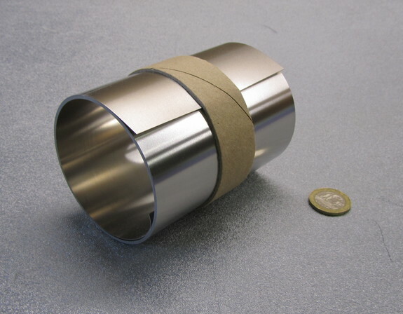 301 Stainless Steel Sheet Shim, .010″ (+/-.0007″) x 4.0 x 5 Foot Length