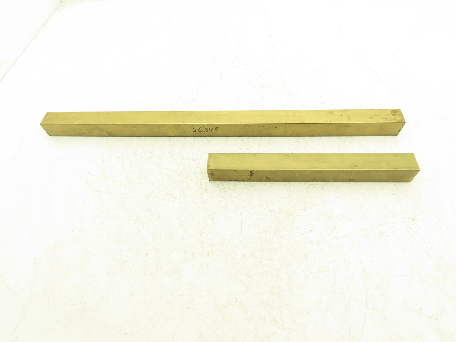 360 Yellow Brass Stock Square Flat Bar 1-1/4″x 1-1/4″x 24″L 17lbs