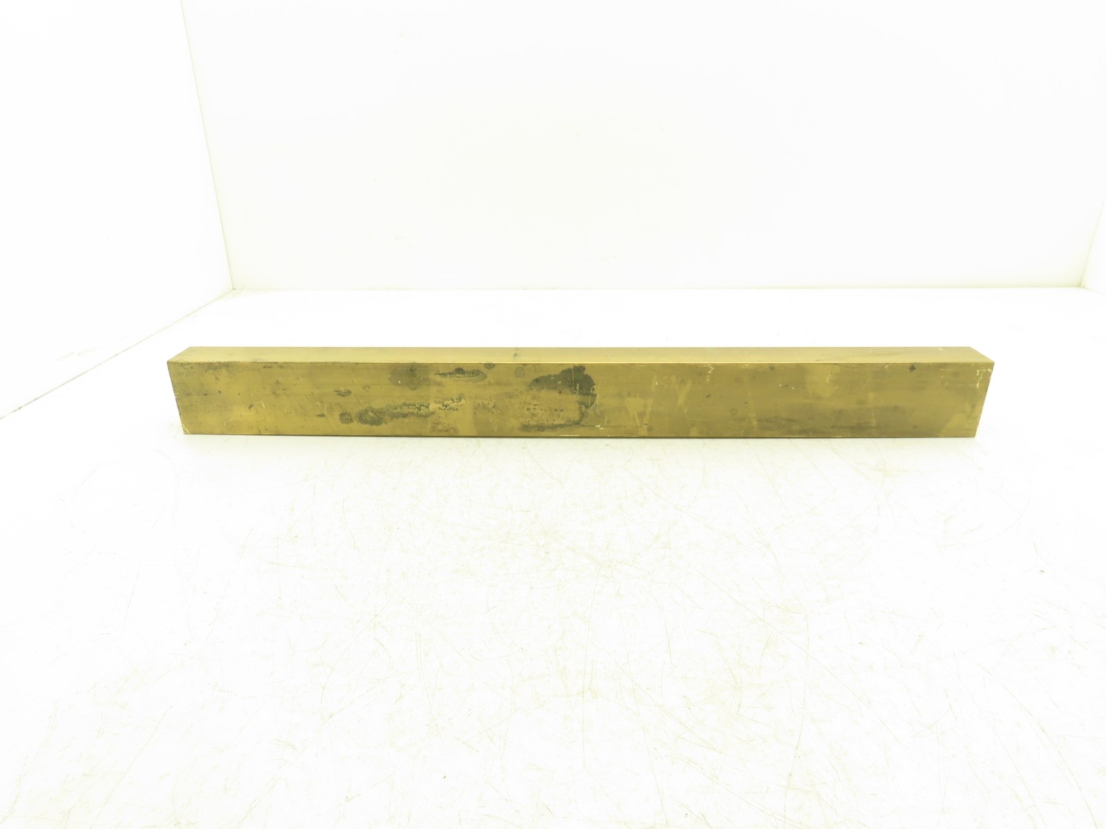 360 Yellow Brass Stock Rectangle Flat Bar 1-1/2″x 2-1/2″x 25″L 28.5lbs