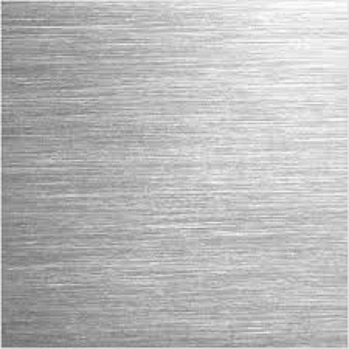 Alloy 304, 24GA, Stainless Steel Brushed Sheet Plate w/ PVC – 12″ x 12″ SURPLUS