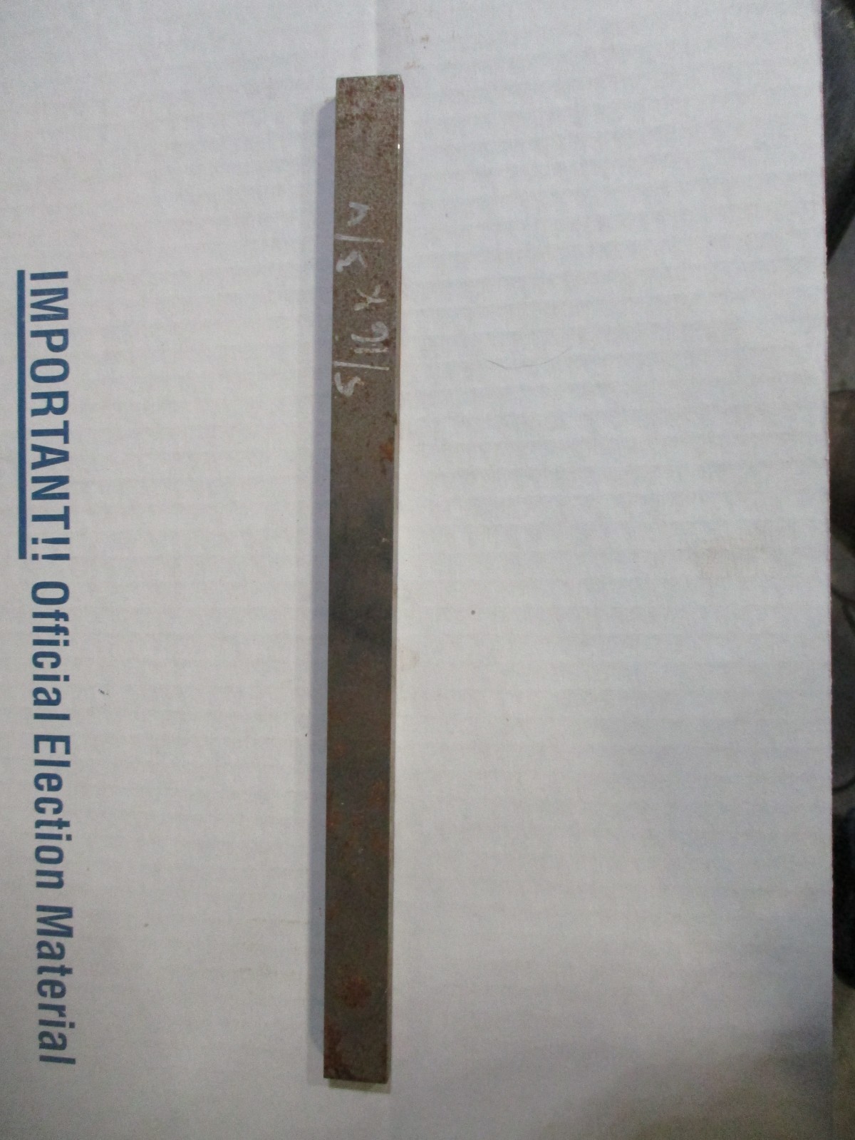 O-1 Tool Steel Flat Stock Close to 5/16″ x 3/4″ x 11-5/8″