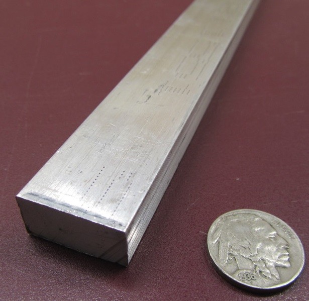 2024 T351 Aluminum Bar, 1/2″ (.500″) Thick x 1.0 Wide x 36″ Length