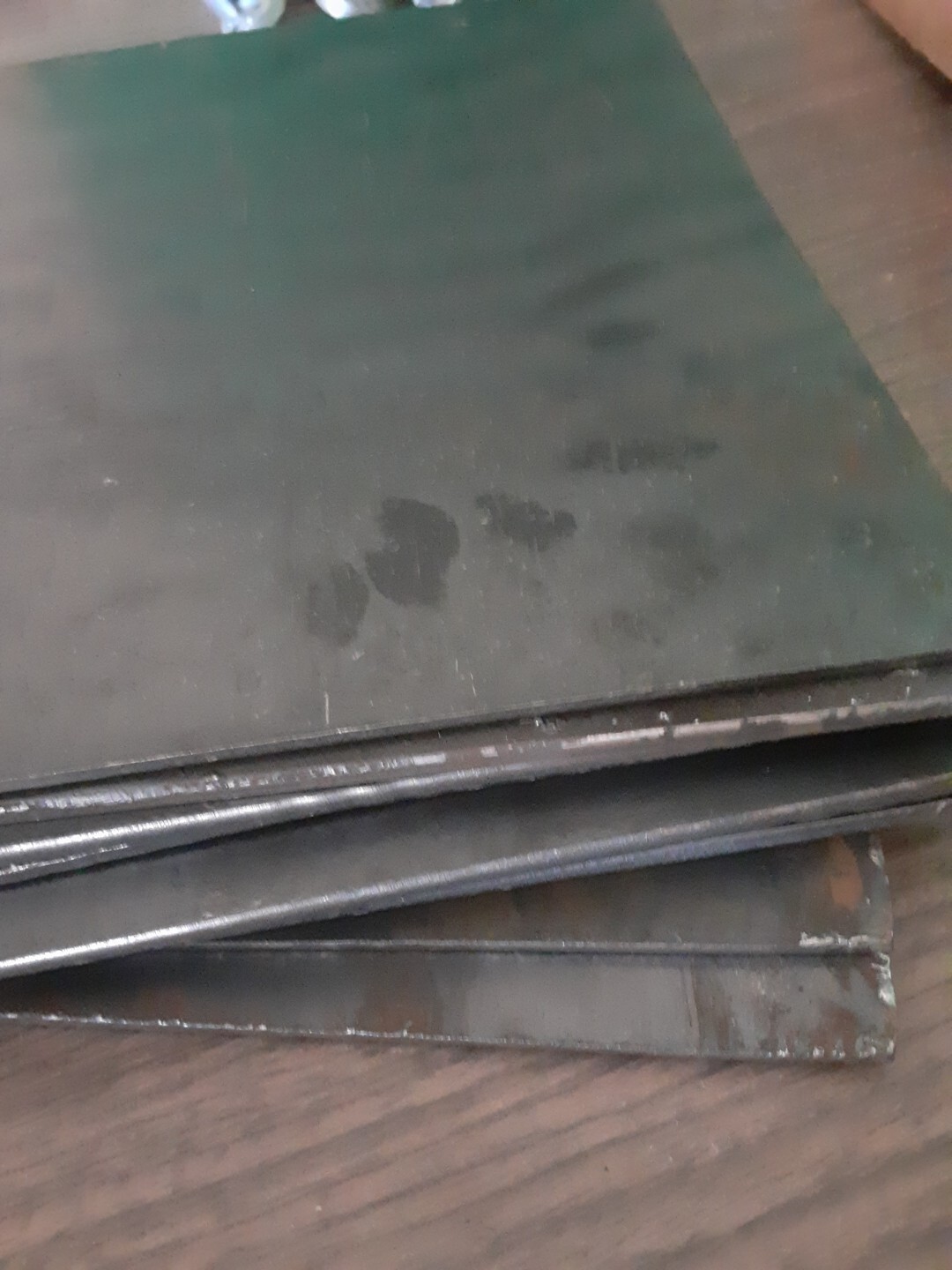 Steel Plates 1/8″ x 7″ x 9″, A36 Steel Lot Of 11