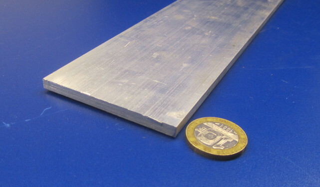 5052 H32 Aluminum Bar, 3/16″ (.187″) Thick x 2.50″ Wide x 24″ Length