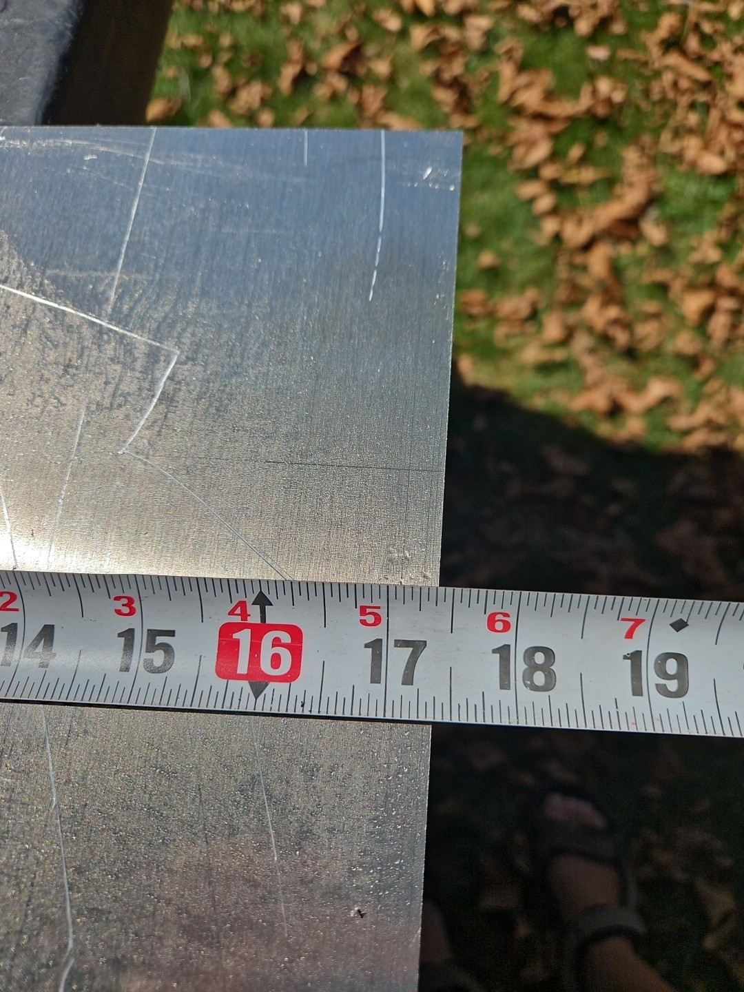 Aluminum Sheet Plate 5052-H32 5/32 (.160 thick) 34-5/16″ X 17-3/8″