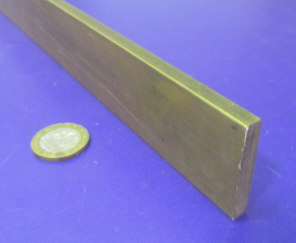 385 Brass Flat Bar 1/4″ Thick x 1 1/2″ Wide x 4 Foot Length