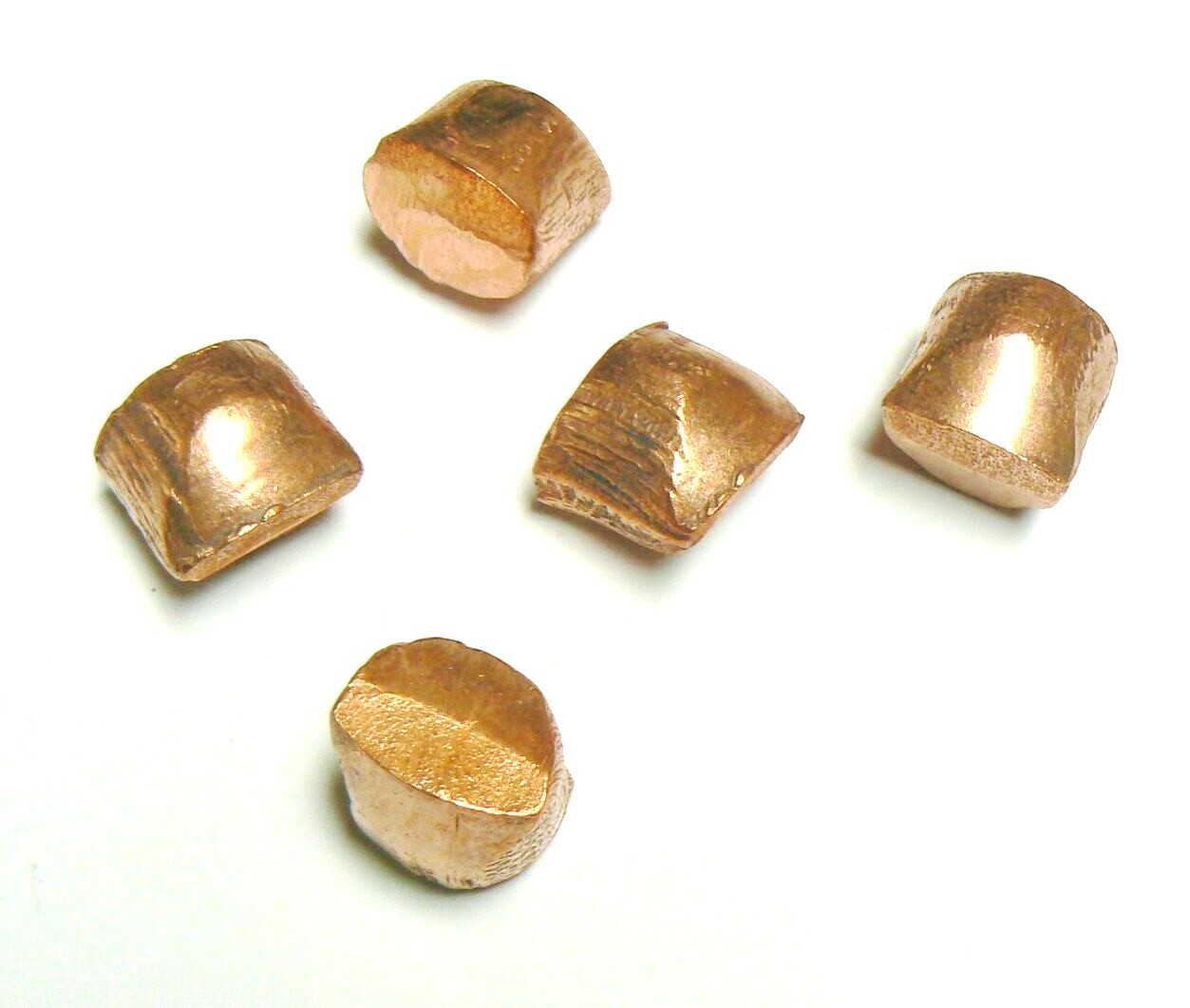 Pure Copper 99.99% Oxygen Free Cu Metal Anode Slugs Melt Casting Alloy 20 Pounds