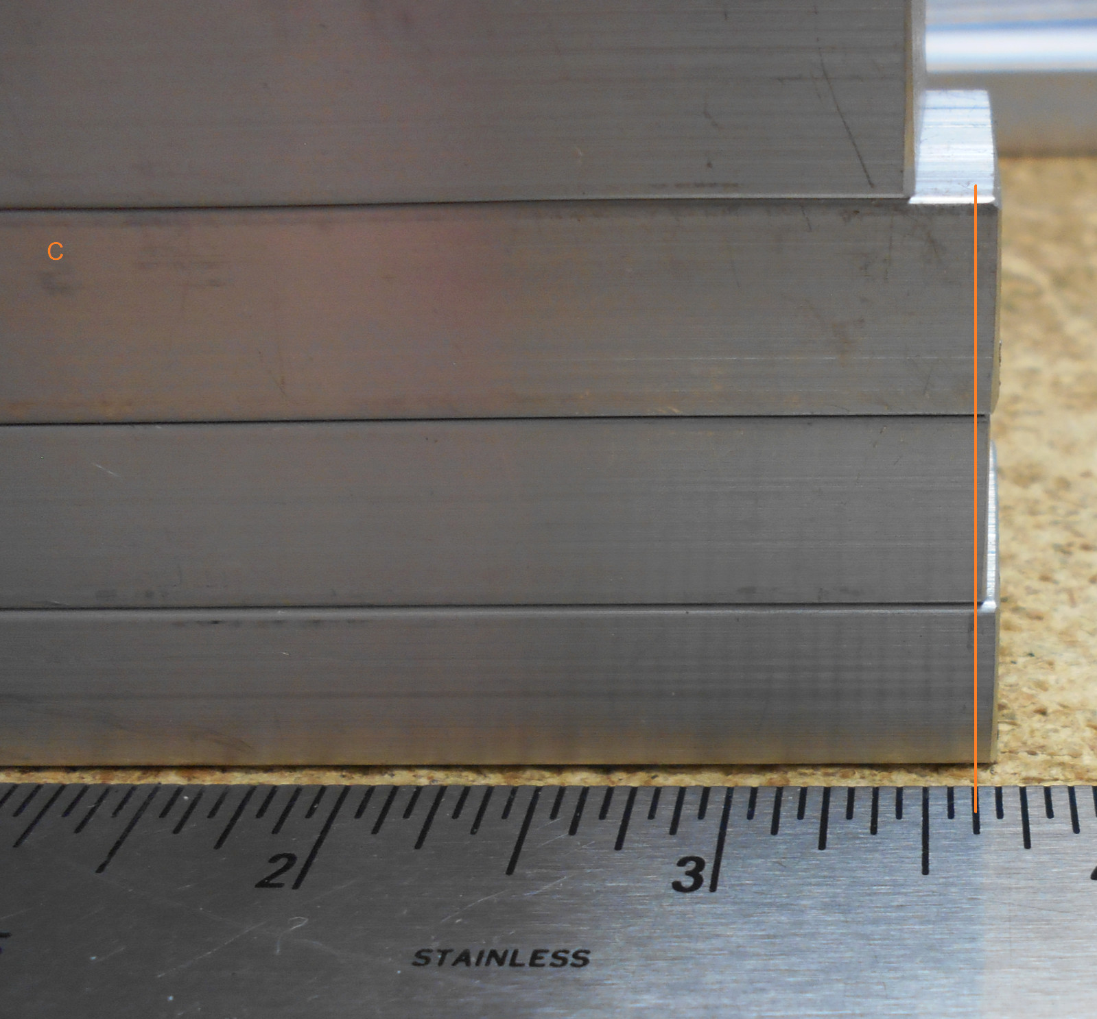 TWELVE (12) pcs Aluminum 6061 Bar stock 1/2 x 1″ x Lngth 3-1/8 to 3-5/8″-CUTOFFS