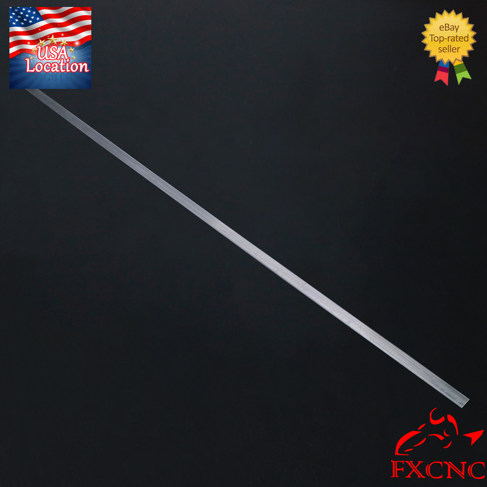 T6061 Aluminum Metal Flat Plate Sheet Flat Length 1220mm Width 20mm Thick 3mm