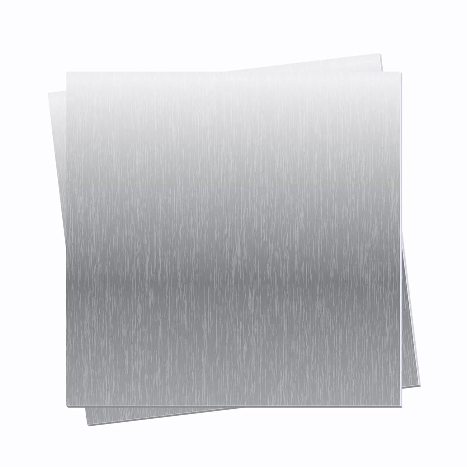2 Pieces 6061 T651 Aluminum Sheet Metal 6 x 6 x 1/16Inch Thickness Rectangl.