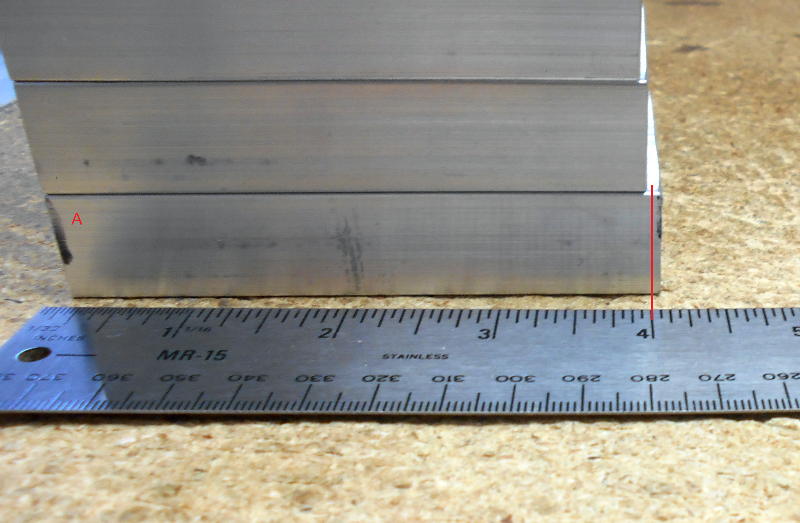(8) pcs Aluminum 6061 flat mill stock 3/4″ x 2-1/2 x 3-7/8″ bar stock – CUTOFFS
