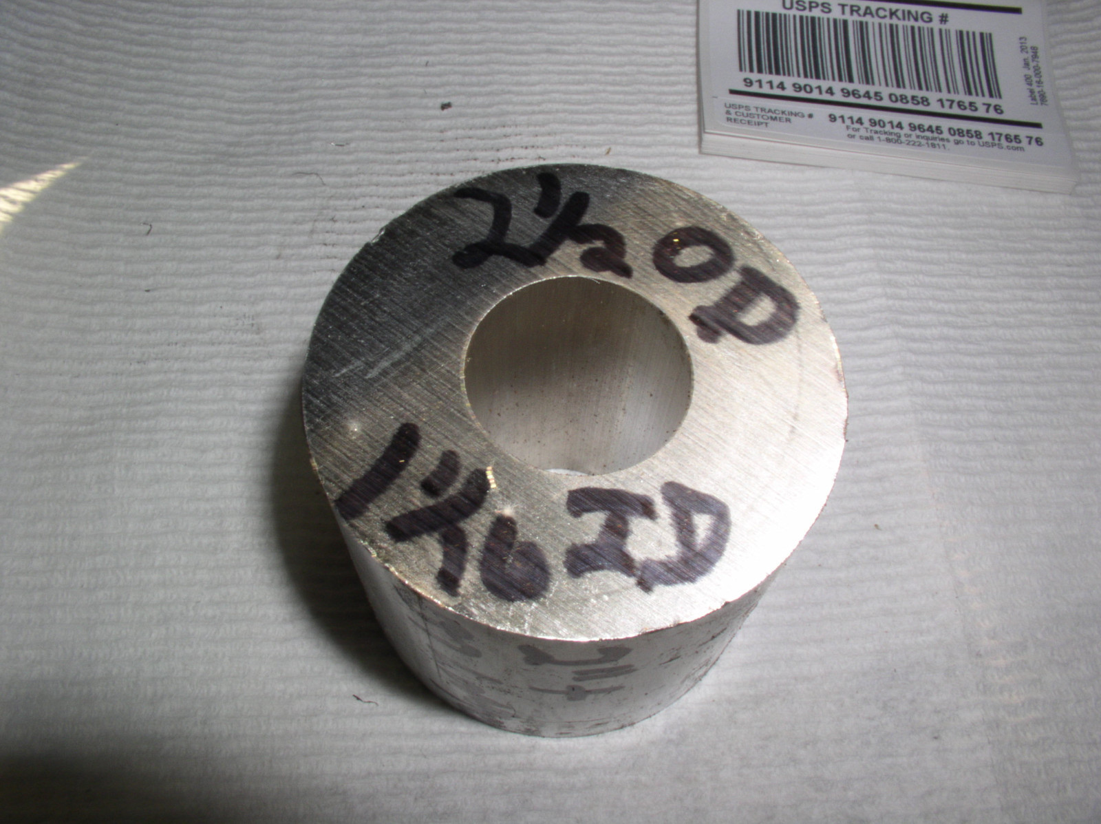 ALUMINUM TUBEING (SPACERS) 1 PCs. 2 1/2″ X 1 1/16″ ID (6061 ) 2 “+LONG