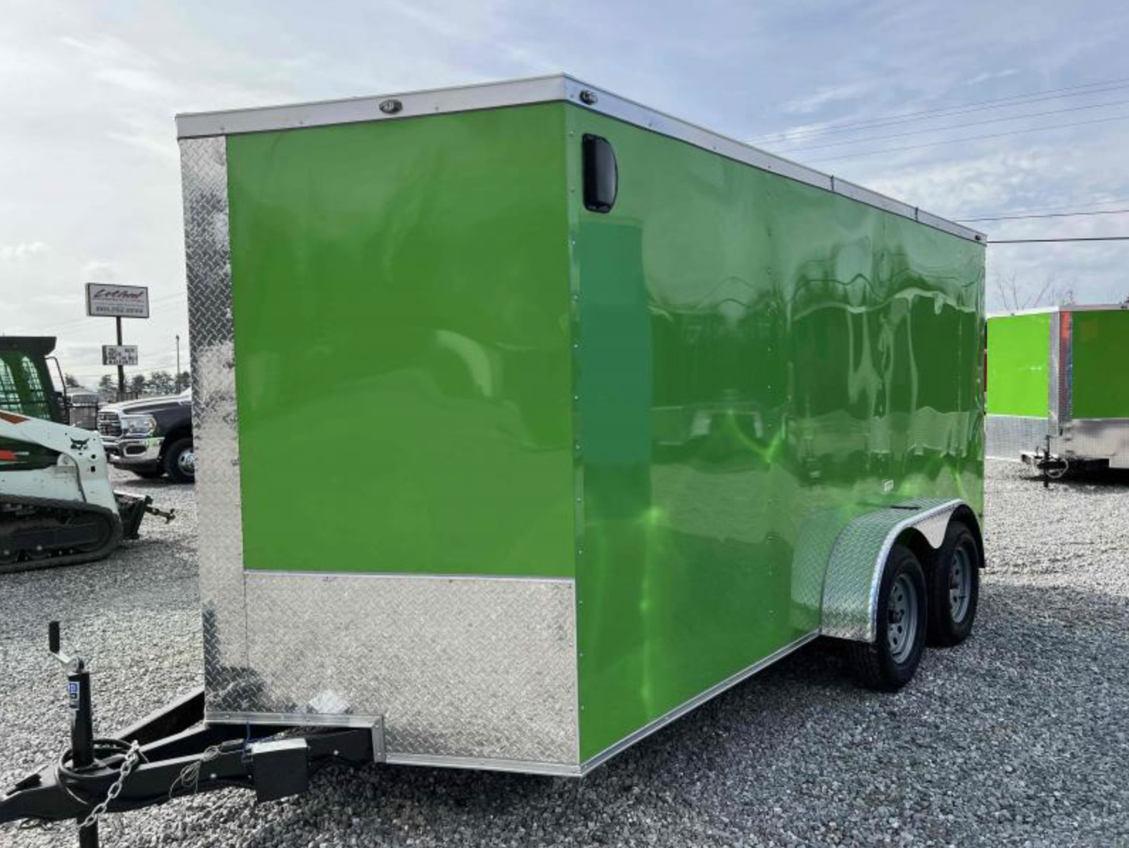 49″ x 96″ Spring Green Aluminum Sheet, Flat .030” Thick – Cargo Trailer Repair