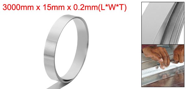 Aluminum Flashing Roll 3000mm x 15mm x 0.2mm 1060 Aluminum Metal Roll