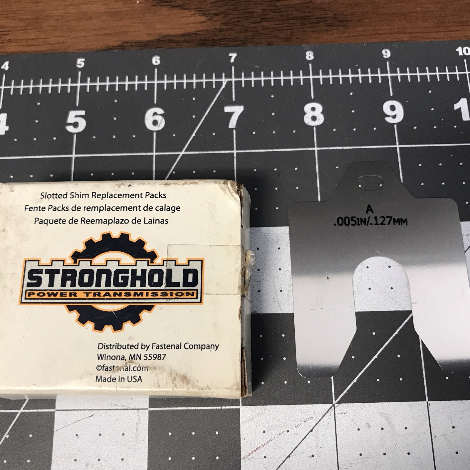 STRONGHOLD A.005IN/.127MM SLOTTED SHIM REPLACEMENT 20PCS (LA23Z)