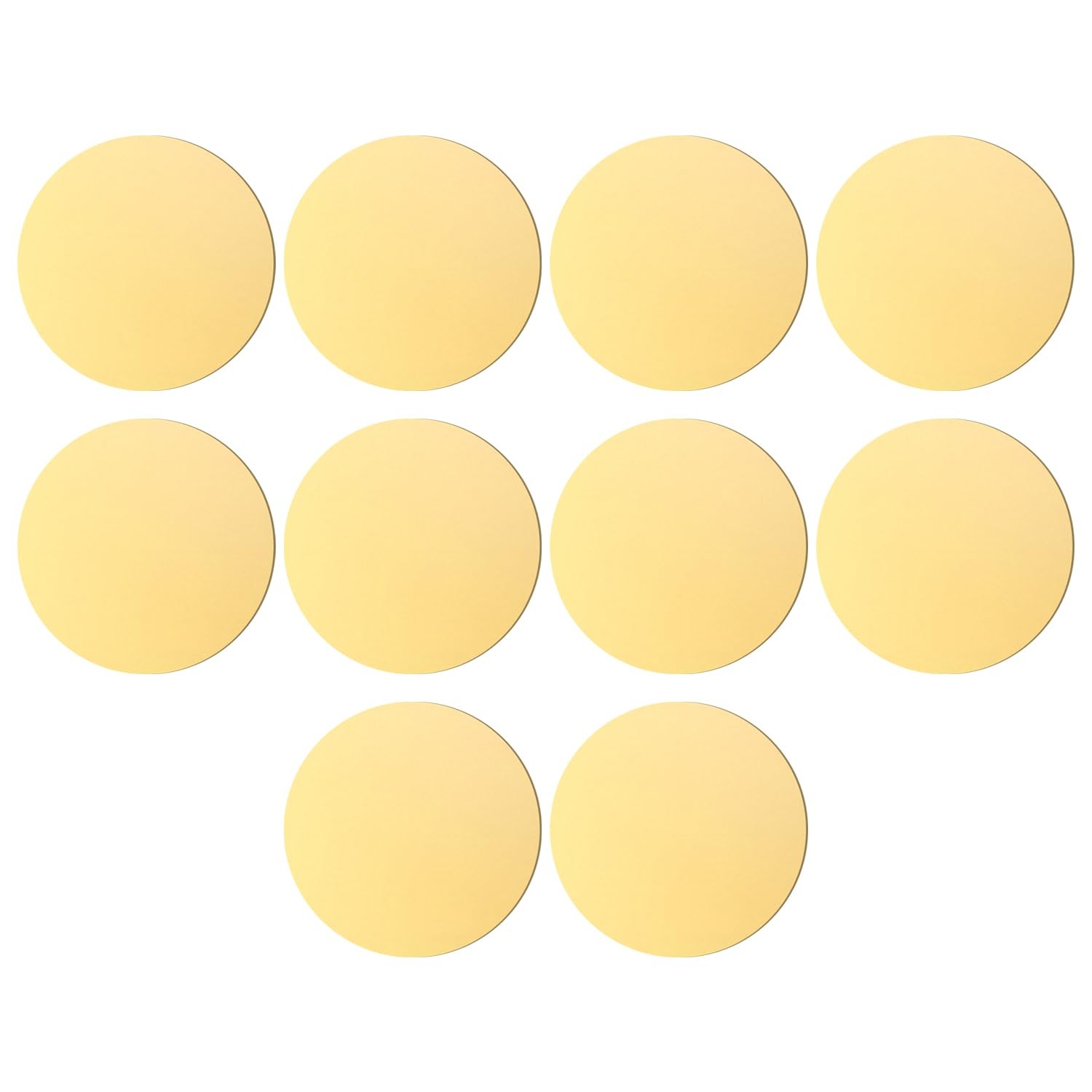 Brass Round Sheet,ï¼Œ2-3/8″Diameter 12Ga 2mm Thickness Brass Metal Sheet for Cr