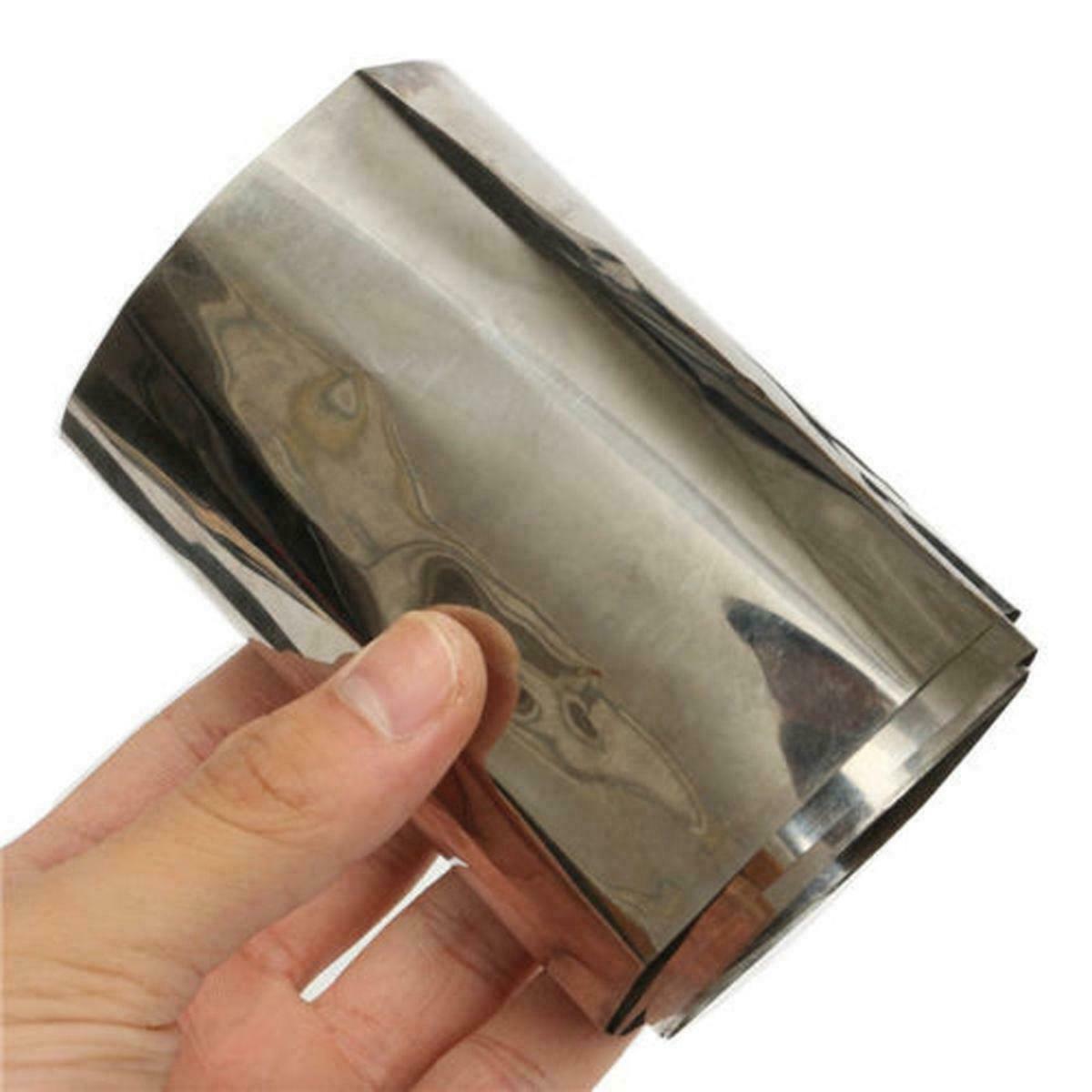 99.995% 0.1mm x 100mm x 1000mm Pure Iron Foil Fe Thin Sheet 0.1mm x 100mm x 100