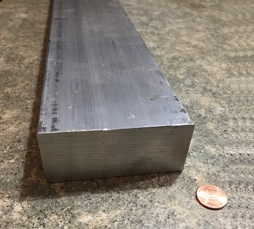 6061 T651 Aluminum Bar, 1 1/2″ (1.50″) Thick x 4.0″ Wide x 36″ Length