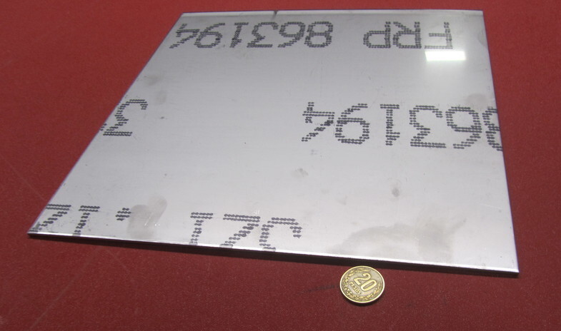 321 Weldable Stainless Steel Sheet, .125″ Thick x 12″ Wide x 12″ Length