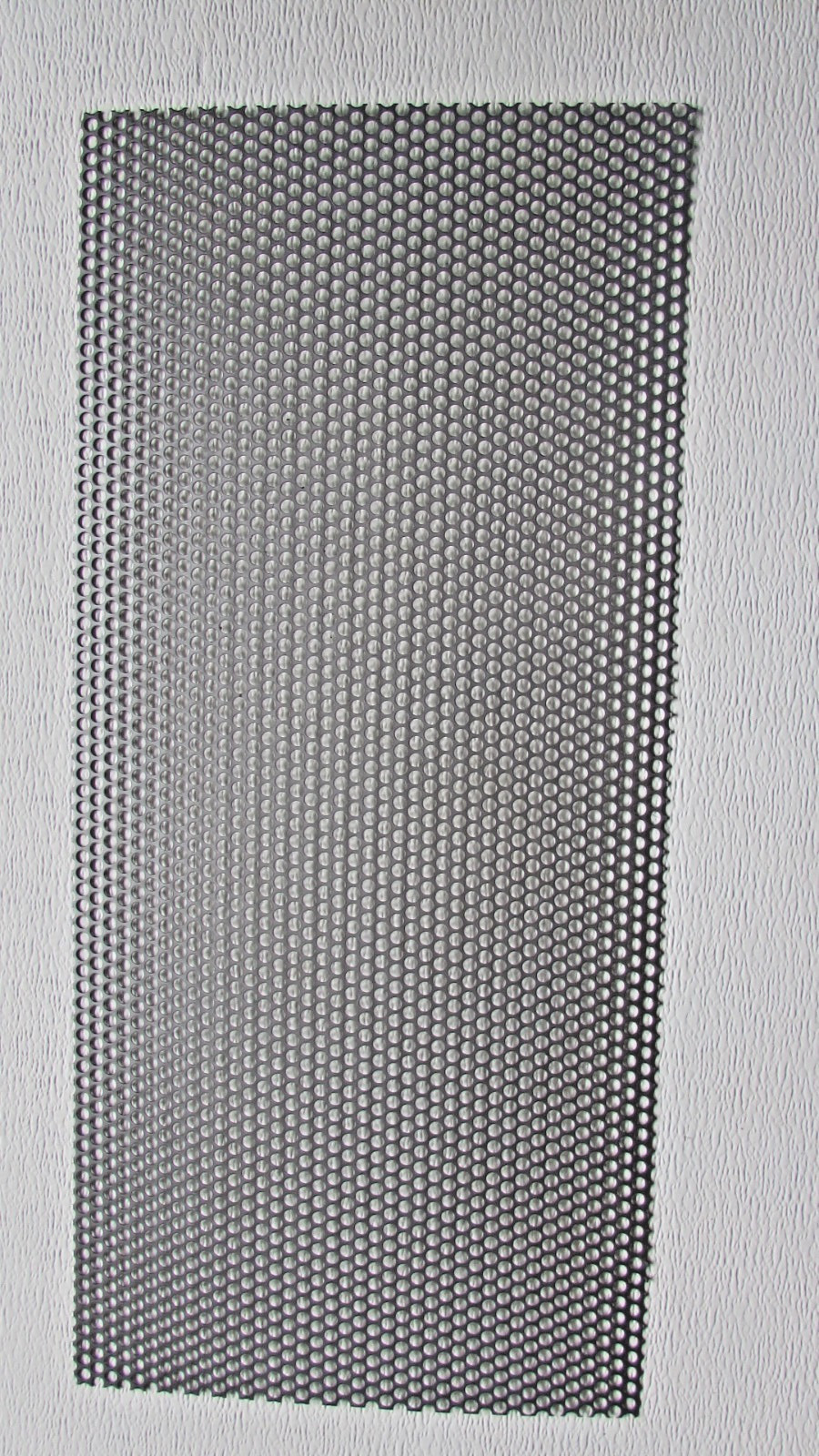 1/4″HOLES ON 5/16″CENTER–20 GA. –11″ X 24″ STAINLESS PERFORATED SHEET