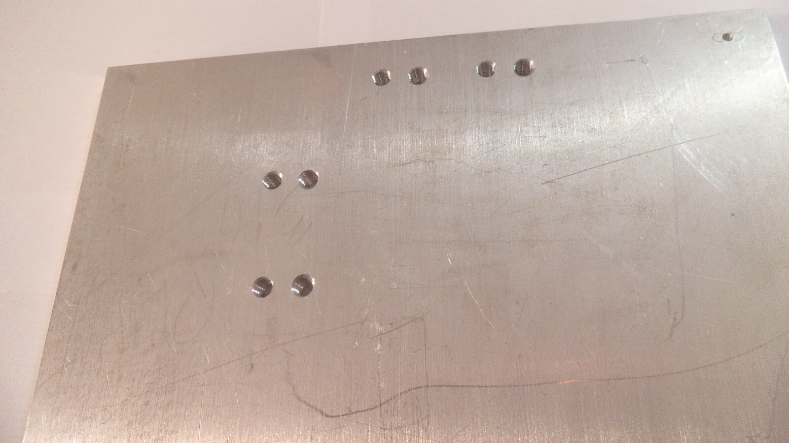 Aluminum plate 10-1/4″ x 10-1/4″ x point 385″ thick polished 1 side