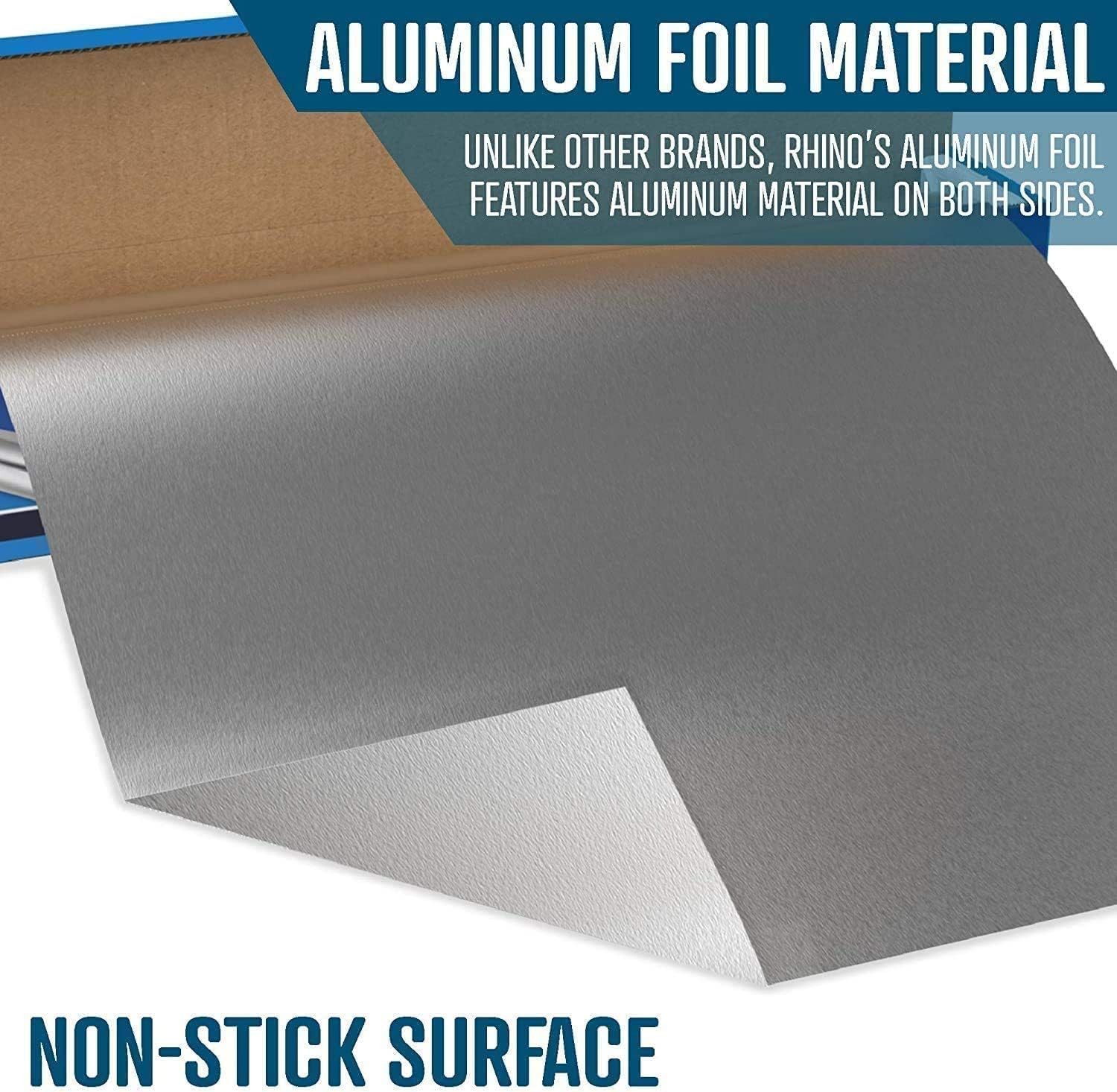 Heavy Duty Aluminum Foil – 18 X 525 Sf Roll, 25 Microns Thick – Commercial Grade