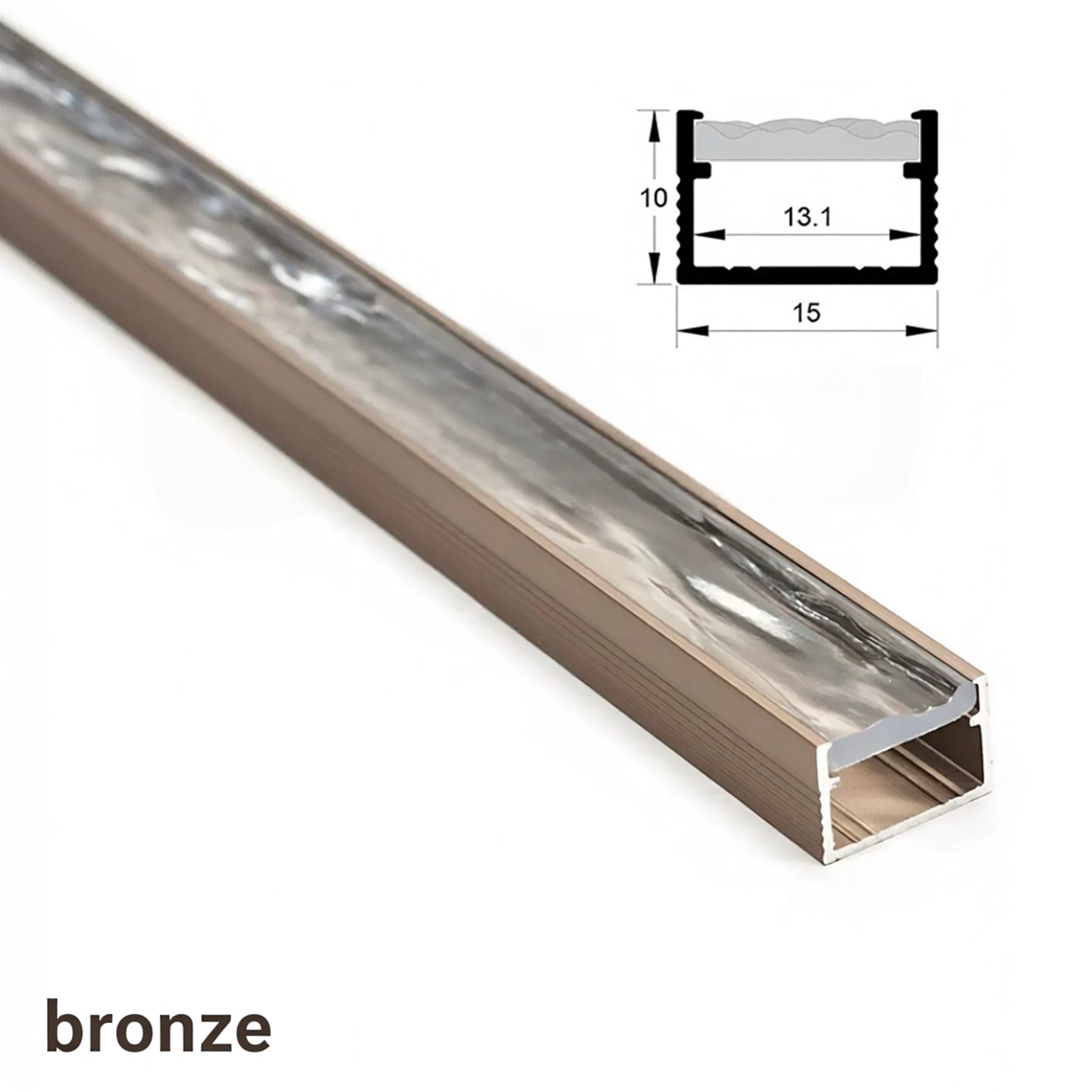 2 Pcs 0.5m Indoor Water Ripple Linear Light Channel Lamp Accessories