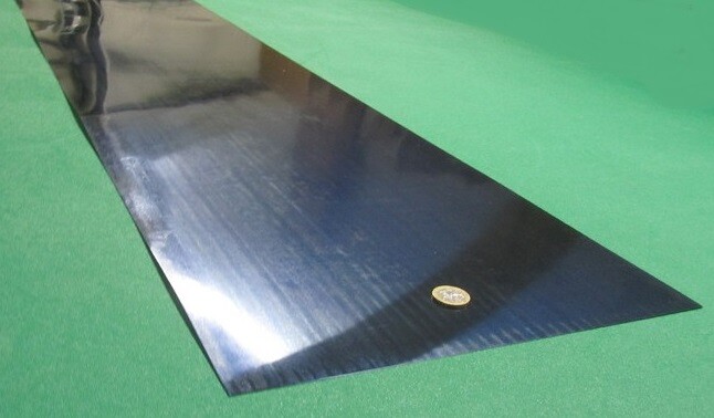 1095 Hard Blue Tempered Spring Steel Shim .012″ Thick x 12.375″ Wide x 240″ Long
