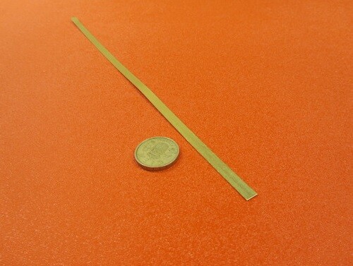 260 Brass Flat Bar .016″ (+/- 0.002″) Thick x 1/4″ Wide x 1 Foot Length, 10 Pcs