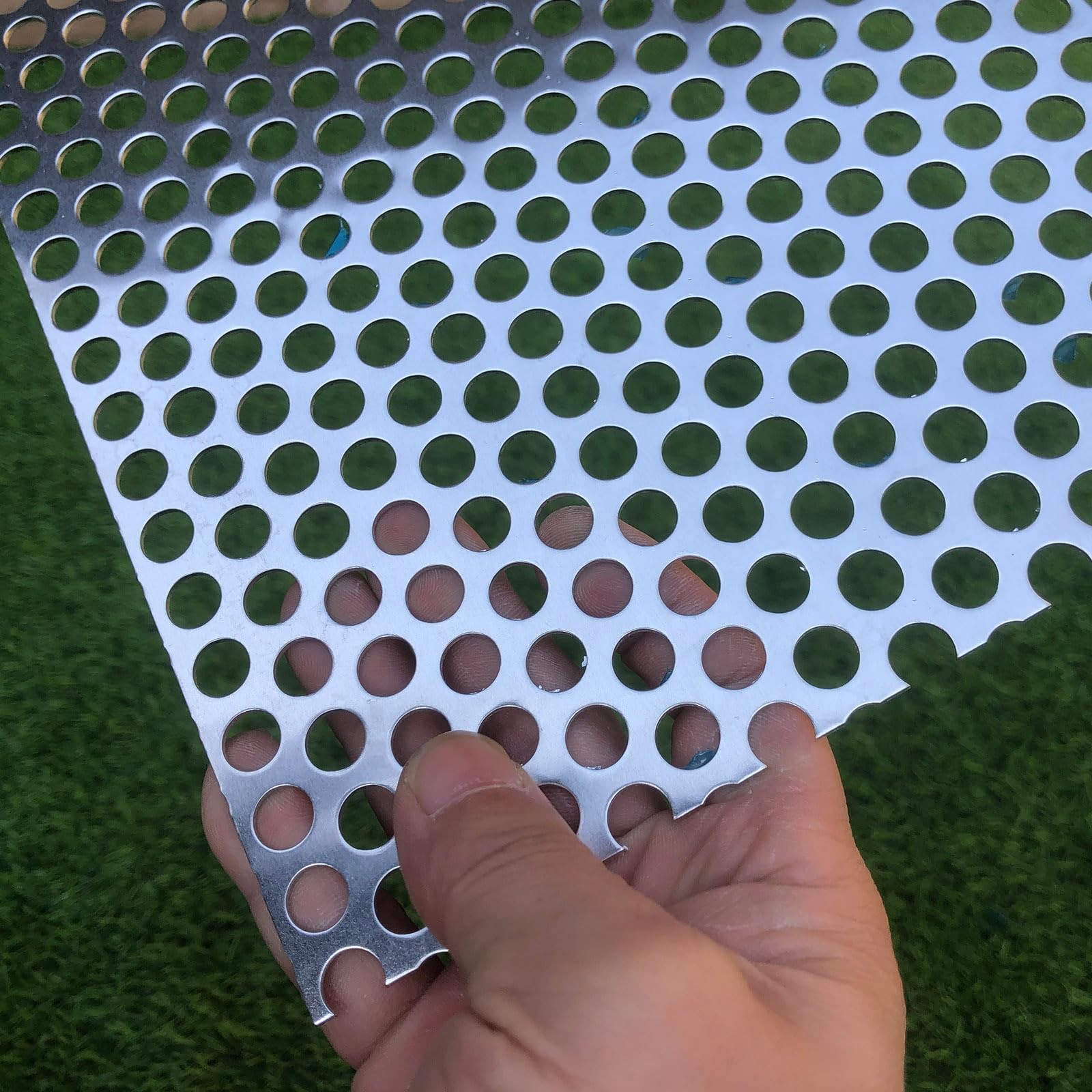 Aluminum Perforated Metal Sheets 16 Gauge 15.7 inch by 7.8 inch Expanded Meta…