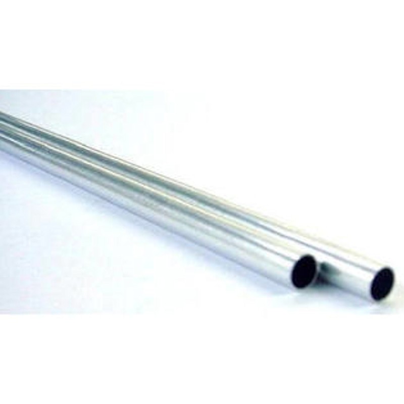 K&S 87115 0.028 in. Round Stainless Steel Tube 1 L ft. x 1/4 Dia. in.