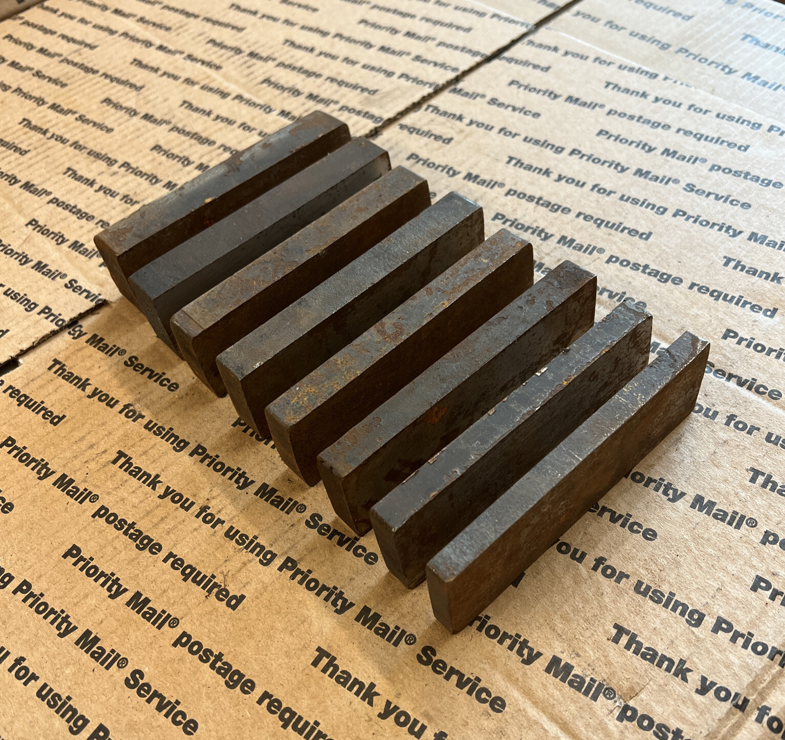 1 1/2 X 5 THICK Flat Steel Bars Blacksmithing Billets Spacers Shims Blocks #2