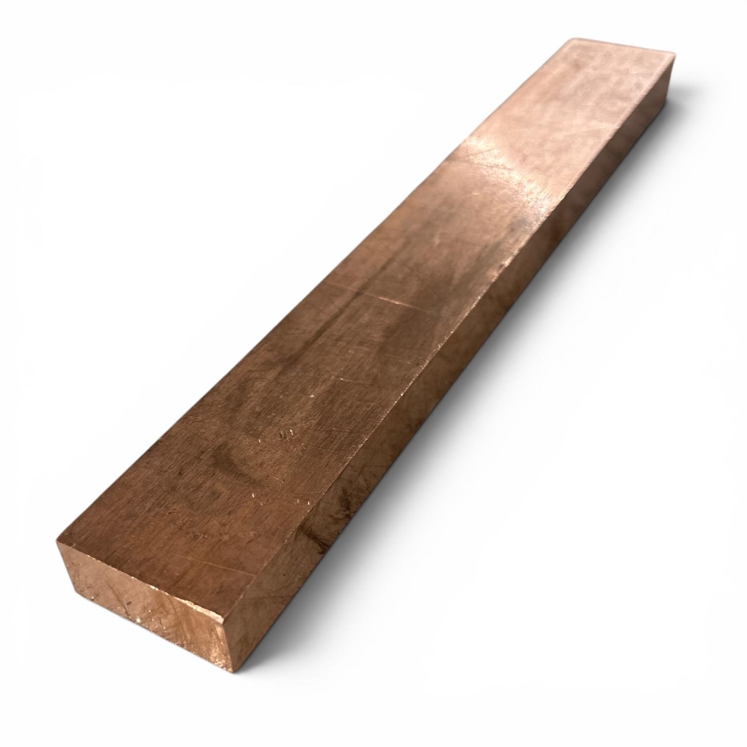 5/8″ x 1-1/2″ x 10-1/2″, C110 Copper Flat Bar, Plate