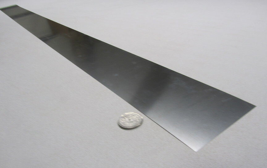 301 Stainless Steel Sheet Shim, .031″ (+/-.0015″) x 4.0″ Width x 5 Foot Length