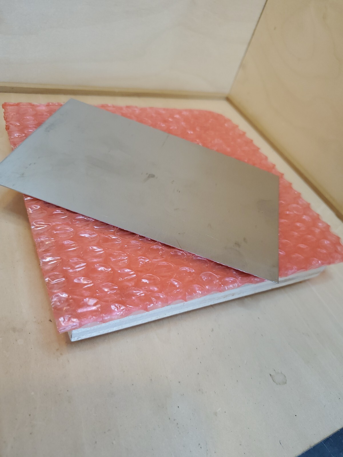 stainless steel sheet 1 piece 22 gage 6″ x 4″+- metal plate 430 welding tig mig