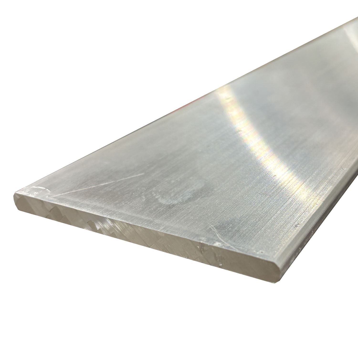 1/4″ x 3-1/2″ x 18″, 6101-T61 Aluminum Flat Bar, Round Edge