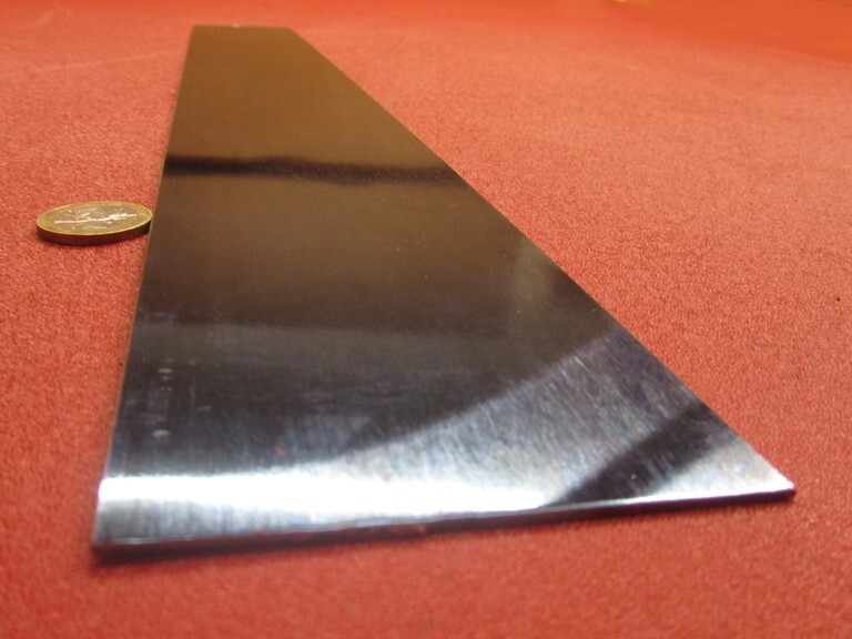1095 Hard Blue Tempered Spring Steel Shim .050″ Thick x 3.00″ Wide x 24″ Long