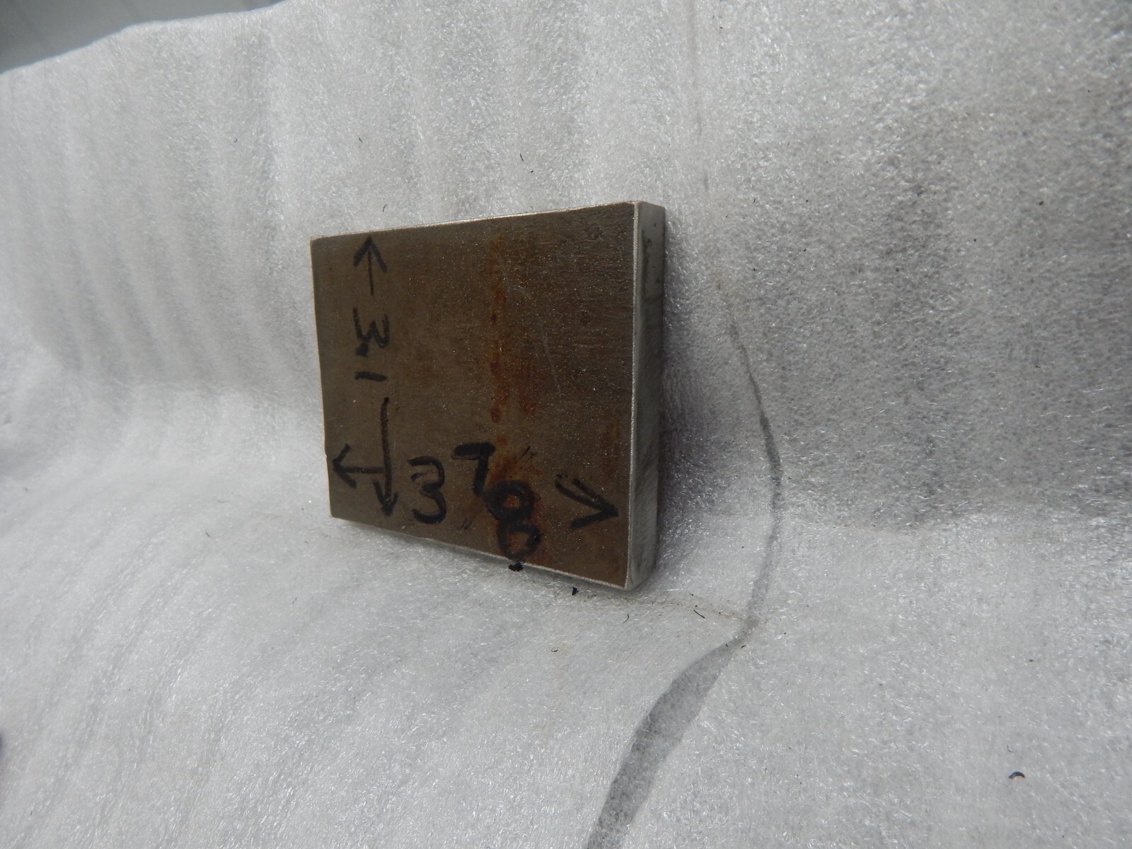 1/2″ thick 3-7/8 long 3-1/16 wide Stainless Steel Flat Bar 304 Plate