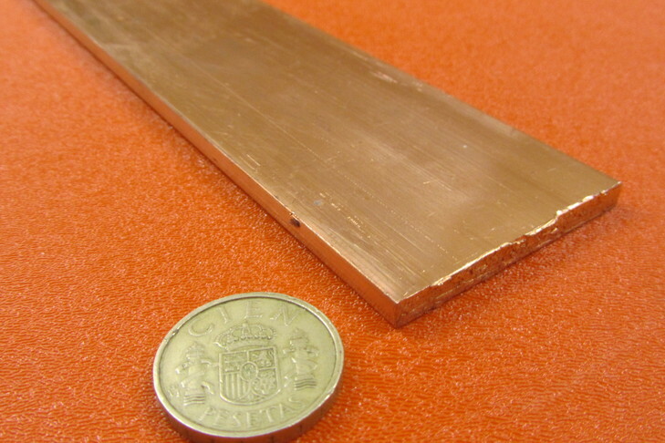 110 Copper Bar H02, 3/16″ Thick x 2.0″ Wide x 2 Ft Length