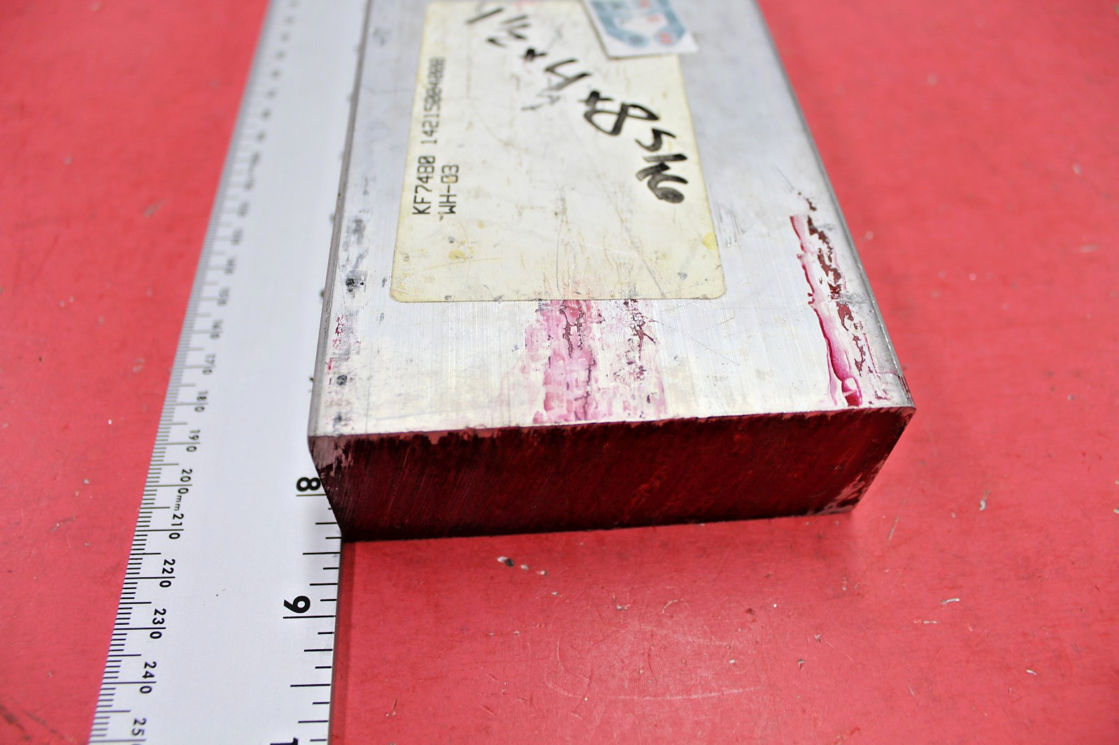 1 Piece 1-1/2″ x 4″ x 8-5/16″ 2024 Aluminum Flat Bar Drop