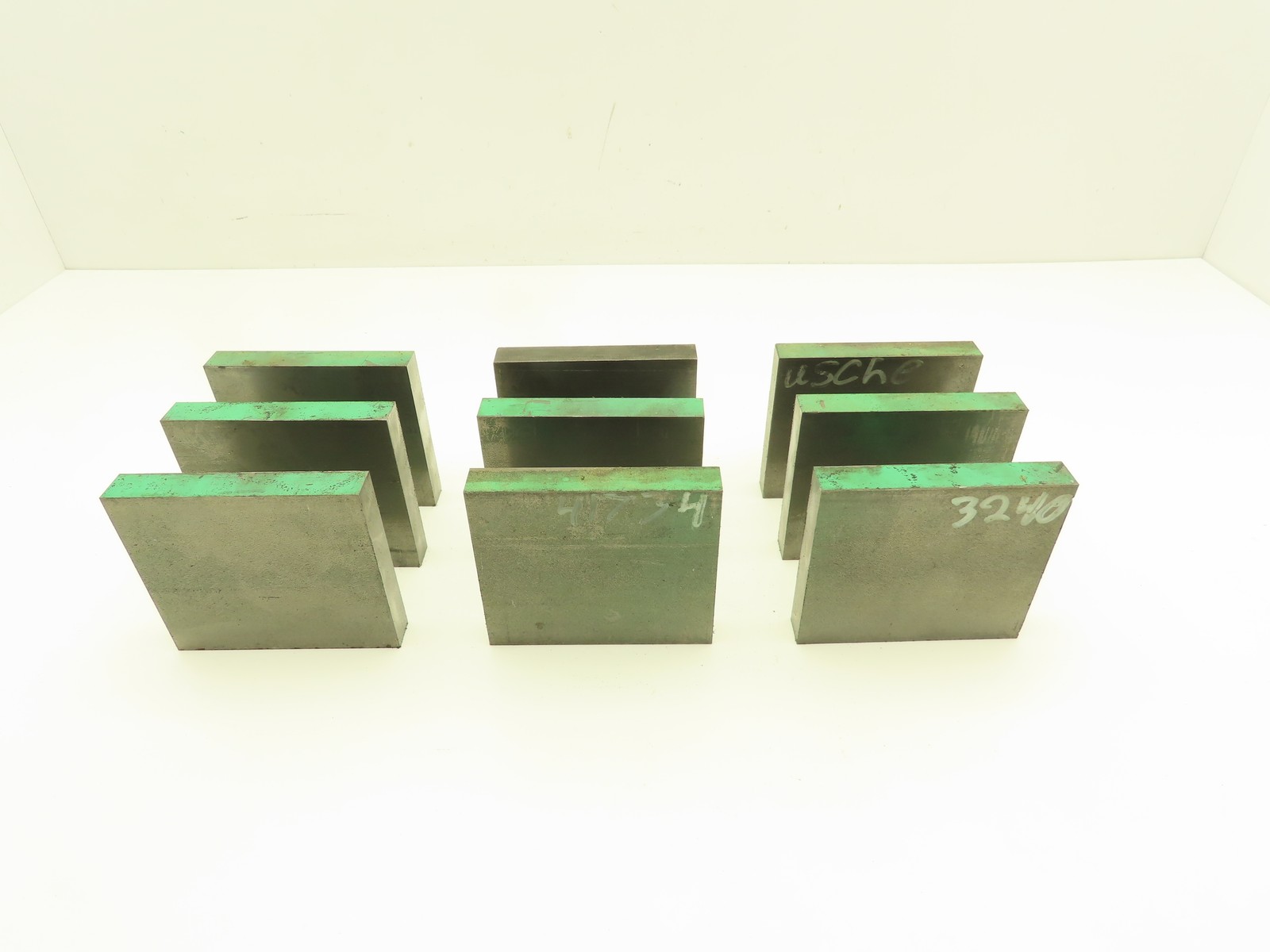 1018 Cold Rolled Steel Flat Bar Stock 5/8″x 3-1/2″x 4″L Lot of 9 Blocks